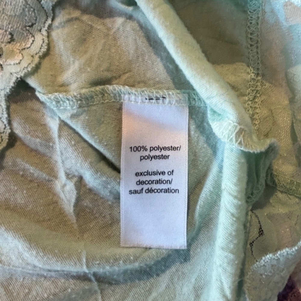Maurices Womens Lace Trim Crinkle Camisole Tank Top Set of 4 Purple Green Yellow - Picture 10 of 10